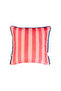 Zebra Patterned Salmon Velvet Cushion Cover (50 X 50) - 7