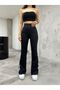 Women's Strapless Ribbed Crop Bustier - 6