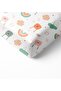 Rabbit Pattern Printed Baby Size Elastic Sheet Set - 2