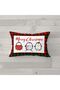 Christmas Patterned Rectangular Throw Pillow - 2