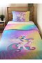 Double-Sided Unicorn Patterned Single Duvet Cover Set Without Sheets, Printed