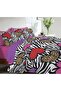 طقم غطاء لحاف مزدوج مطبوع عليه قلب، عيد الحب، مقاس 200 × 220 سم بدون ملاءات
