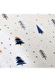 New Year's Theme Tree Pattern Printed Baby Size Elastic Sheet Set - 3
