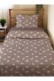 Double Sided Animal Patterned No Sheet Set of 2 Printed Single Duvet Cover Set 160x220 Cm
