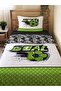 Double Sided Football Patterned No Sheets Set of 2 Printed Single Duvet Cover Set 160x220 Cm