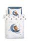 طقم غطاء لحاف فردي مطبوع بدون ملاءات من Ayda Sleepy Bear - 2