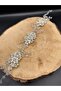 Completely Handmade, Stylish and Elegant Wedding and Engagement Bridal Crown and Hair Accessory with Crystal Stones - 2