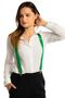 Green Adult Trouser Hanger with 3 Clips