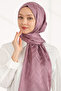 Imported Silky Jacquard Zigzag - K. Lilac