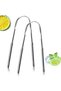 Healthy Grey Color Silver Stainless Steel Hygienic - Tongue Scraper Cleaning Metal - 3