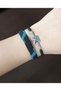 Zircon Stone Design Macrame Bracelet Set
