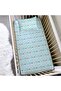 Cloud Pattern Printed Baby Size Elastic Sheet Set Blue