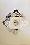 Decorative Plexiglass Socket Frame Silver