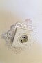 Decorative Plexiglass Socket Frame Silver - 2