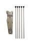 5 Spare Arrows and Wooden Quiver from Natural Hornbeam (Beech) Wood