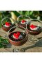 Lux 6-Piece Cut Model Magnolia Dessert Glass - 4