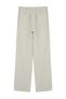 Stone Premium Waist Detailed Linen Blended High Waist Wide Leg Trousers Twoaw25Je00003 - 7