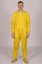 Yellow Work Overalls Fisherman Farmer Gardener Hairdresser Laboratory Liquid Repellent Sweatproof Fabric Unisex - 3