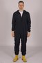Navy Blue Work Overalls Fisherman Farmer Gardener Hairdresser Laboratory Liquid Repellent Sweatproof Fabric Unisex - 3