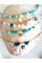 Turquoise Natural Stone Anklet with Eye Apparatus - 4