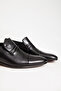 210 Real Leather Sole Real Leather Men's Shoes Black - 5