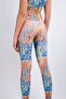 Digital Printing High Waist Recovery Leggings and Bustier Sports Bottom-Top Set - 5