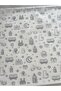 Ramadan Themed Black Design Plush Paper / Ramadan Themed Packaging Paper 70-50 cm - 100 Pieces - 3