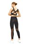 Strappy Back Tulle Detailed Sports Bra Bra