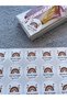 Bohemian Rainbow Crafted with Love for You 5 Cm. Opaque Sticker - 50 Pieces