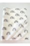 White Pelur Paper with Black Rainbow Pattern / Packaging Paper - 50 Pieces / 50X70 Cm. - 3