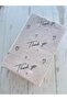 Thank You - Black Printed Pelur Paper / Packaging Paper - 100 Pieces - 5