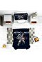 Digital Printing Rock Astronaut Set (fon Curtain - Bedspread and Pillow - Carpet 160x230) - 8