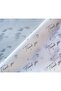 Thank You - Black Printed Pelur Paper / Packaging Paper - 10 Pieces - 5