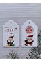 There's Happiness Inside / Happy New Year - New Year Themed Thick Embossed Punched Card 700 gr. 25 Pieces - 4