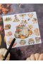New Autumn Set - Opaque Sticker with Watercolor Effect - (2 Set / 38 stickers) - 3