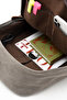 eba-6234 Canvas Backpack with Laptop Compartment, Camping, Travel, School Bag, GRAY - 5