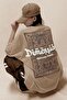 Camel Dimension Printed - Crew Neck Oversize Women's T-Shirt