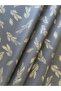 Black Background Gold Leaf Patterned Pelur Paper / Christmas - New Year - Packaging Paper - 30 Pieces