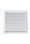 30 X 45 Cm White Bathroom WC Ventilation Louver Aluminum Grille - 3
