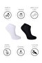 Women's Booties with Bamboo Scent, Soft Texture, Seamless, Premium Boxed 6-Pack Socks (Black-White) - 2