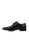 Special Production Black Genuine Leather Braided Classic Shoes - 3