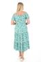 X Modapo Women's Rose Brooch Off-The-Shoulder Belted Floral Viscose Dress - 4