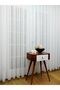 Şantuk Linen Tulle Curtain, Ready to Use, No Pleats, Straight Installation, Extrafoam Gathering, Single Panel - 8