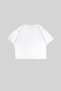 Cozy Emoji Printed White Cropped Top - 2