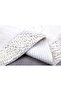 Cotton Special 100% Cotton 2-Piece Oval Ottoman Pattern Cotton Toilet Set Cream - 4