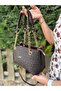 Brown Women's Hand and Shoulder Bag - 5