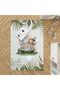 SAFARI CAR ANIMALS CHILDREN'S ROOM SET (PHONE CURTAIN - BED COVER AND PILLOW - RUG) - 3