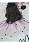 Evshomes Balloon Girl Digital Print Quilted Pique Set - 3