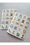 Animal Sticker Set / Label Set for Kids - 4 cm. Round Cut (2 Sets / 40 pcs Stickers) - 3
