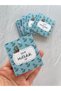 Gift / Thank You / Note Tag 6-7 Cm. There's Happiness Inside (with holes) - 50 Pieces - 4